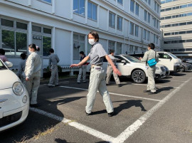 体幹強化のための体操指導